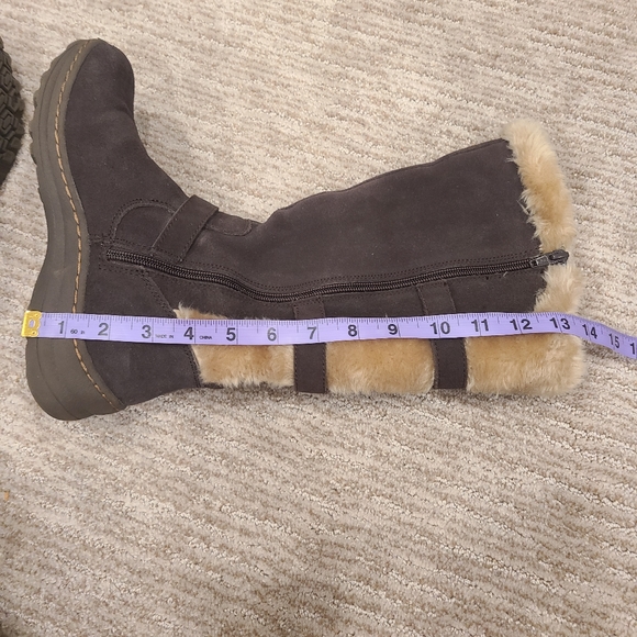 Bear traps winter boots upper leather and faux fur balance, man made materials - Picture 9 of 11